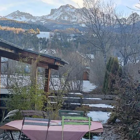 Appartement au rez de jardin d'une villa Mexicaine Barcelonnette Extérieur photo